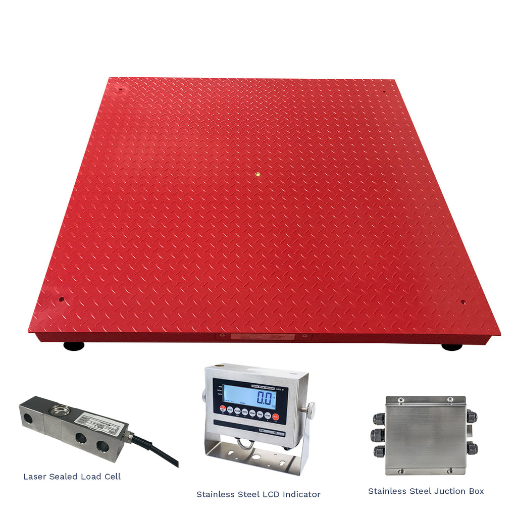 5,000lbs All-Weather Floor Scale – Floor Scales | Bench Scales | Pallet ...