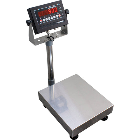 16" x 16" x 4.25"H NTEP Bench Scale 300 lbs