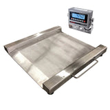 28" x 28" x 1.5” H Stainless Steel Drum Scale