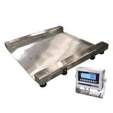 28" x 28" x 1.5” H Stainless Steel Drum Scale